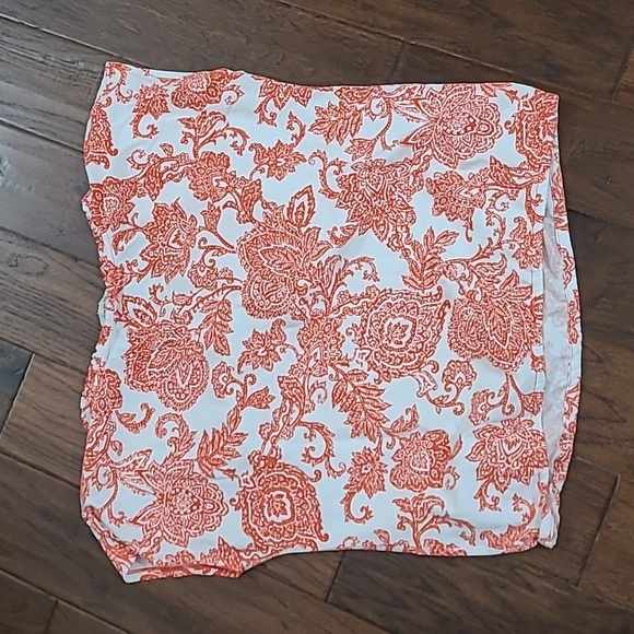 💥3for$12💥 Jones New York Orange & White Design Blouse size XL - Picture 2 of 8
